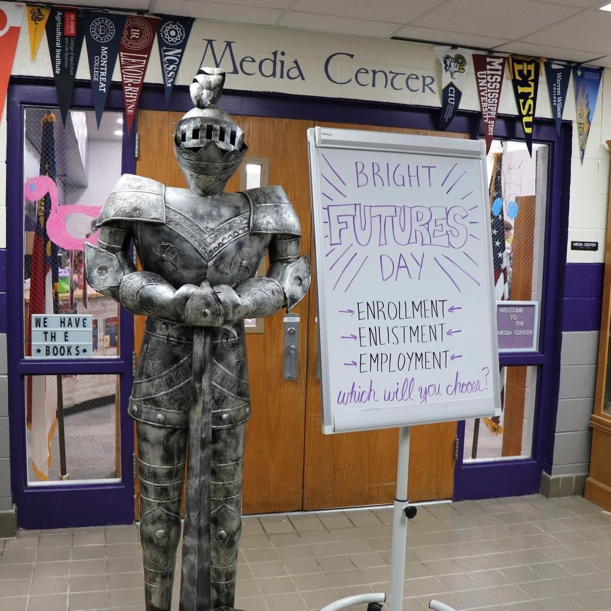 HCPSNC's tweet photo. Did you know that it is #collegeapplicationweek? To celebrate, @NH_knights hosted the annual College and Career Application Day to prepare seniors for the day after graduation. There were a variety of resources available for enrollment, enlistment, or employment.
#HCPSFamily https://t.co/vHudGvrYBF