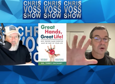 tinyurl.com/2ackrs58 Dr. Zachary featured on the Chris Voss Show: With hand exercise &amp; grip strength training getting more attention, Handmaster Plus &amp; Dr. Terry Zachary are on demand. #handexercises #gripstrength #gripstrengthtraining #handmaster #carpaltunnel #grip #stretch