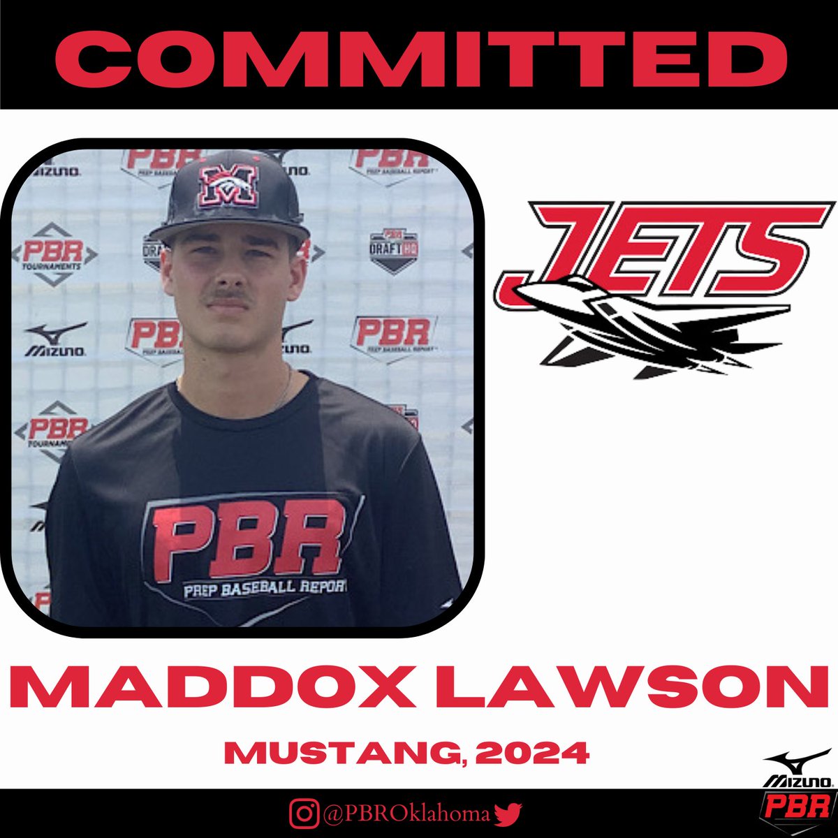 SS/RHP Maddox Lawson (Mustang, 2024) commits to Northern Oklahoma Enid 

<a href="/maddoxlawson1/">maddox lawson</a>
@baseballbroncos
<a href="/nocenidjets/">Northern Oklahoma College Jets Baseball</a>

👤PROFILE: loom.ly/sm7rVj4