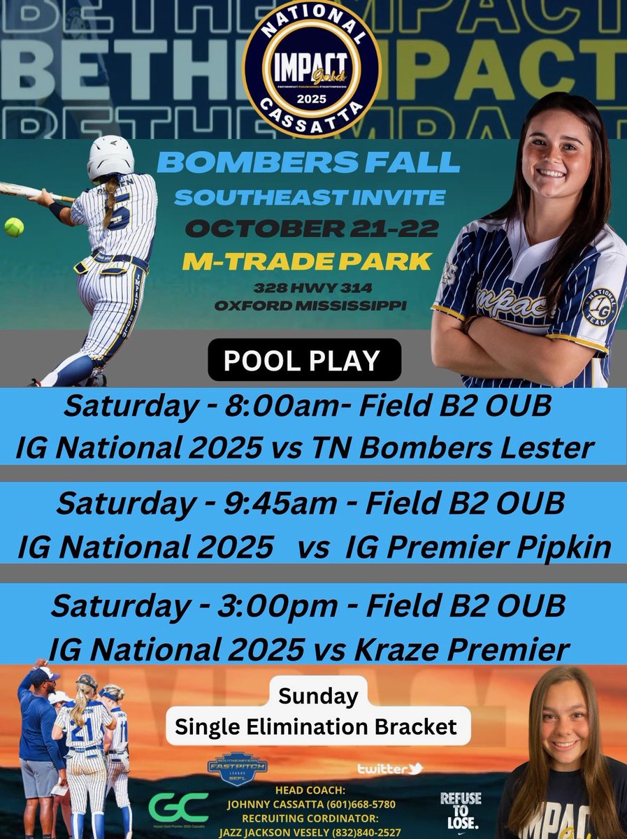 adryan_cox's tweet photo. Fall ball officially starts tomorrow!! Pumped to be back on the field with my girls!! 🥎💪🏽 @IzzyWerdann @NataliePooleUSM @ElzeyMatt @BigRockHawk @IGNational2025 @ImpactGoldOrg https://t.co/sj5bUoi3ST