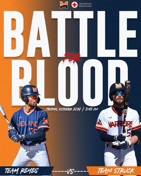 Everyone has a Fall World Series. We have the Battle for Blood! 🩸⚾️ It all starts today!