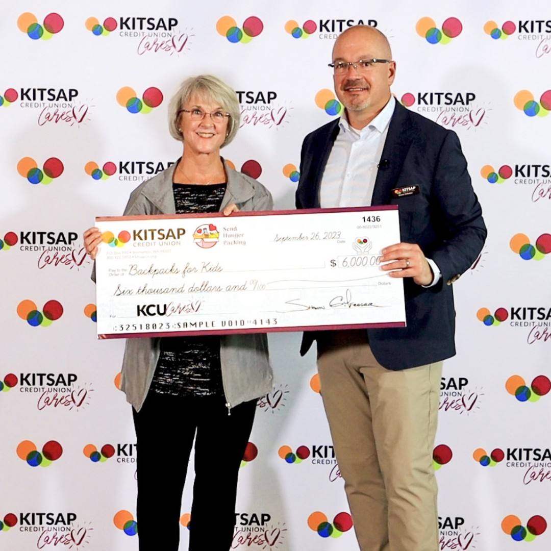 Meet Backpacks for Kids - South Kitsap! This excellent program has been providing meals outside of school hours to students needing assistance for the past 16 years and is one of the eleven recipients of our Send Hunger Packing Backpack event.