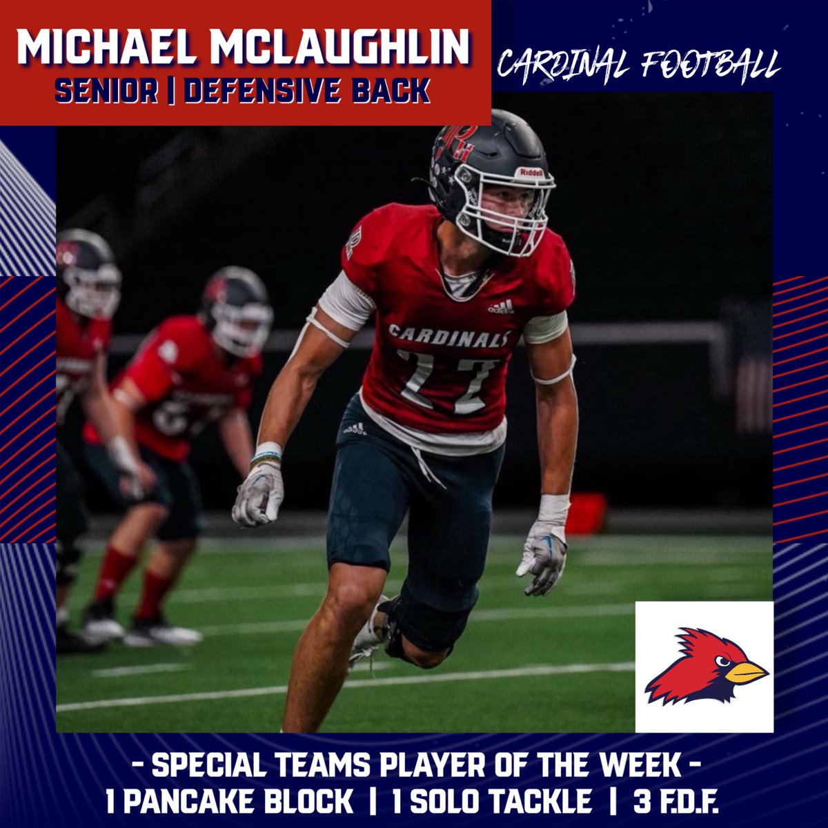 Shoutout to our #PlayersOfTheWeek vs. Grapevine Faith!

DEF: Jett Jackson
OFF: <a href="/josiahmiranda17/">Josiah Miranda</a> 
ST: <a href="/MichaelMcL20/">Michael McLaughlin</a> 

#OutWorkEveryone #SharpenYourAxe