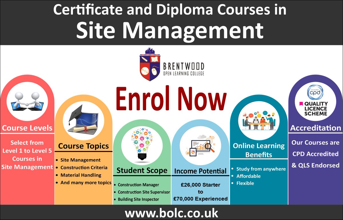 bolcuk's tweet photo. Are you ready to take charge of construction projects, ensure smooth operations, and lead with confidence? #BrentwoodOpenLearningCollege proudly introduces our dynamic #SiteManagementcourses!

Learn more:

https://t.co/OcIjIlro1e

#SiteManagement #BOLCCourses https://t.co/yMdfGfVyQP