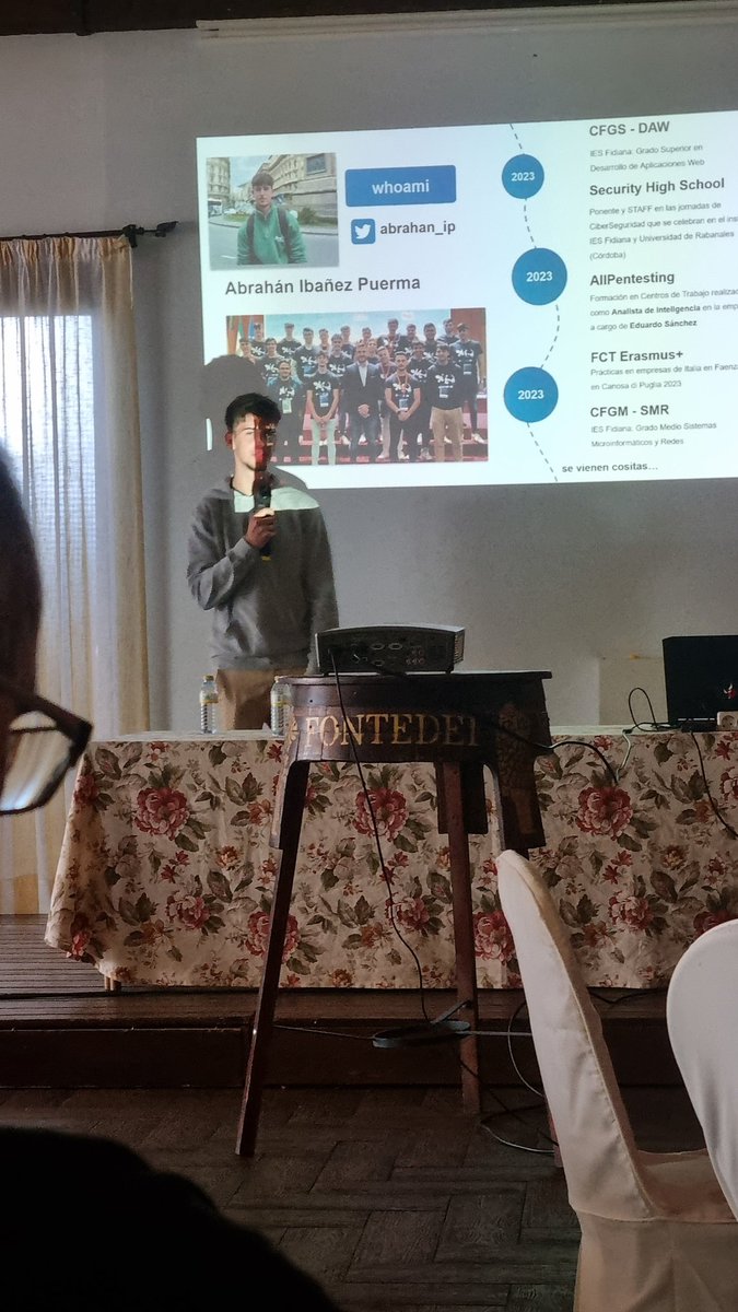 Silvia Garcia (@silviagburgos) on Twitter photo #hack&beer #Baza comienzan las primeras jornadas sobre ciberseguridad #cascamorrascon con <a href="/abrahan_ip/">Abrahan IP</a> #hack&beer #Baza comienzan las primeras jornadas sobre ciberseguridad #cascamorrascon con <a href="/abrahan_ip/">Abrahan IP</a>
