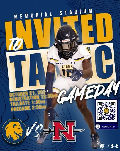 I will be at @tamucfball game tomorrow! Thank you @coach_jackwelch for the invite. @AllenMarrow @Cedar_ParkFB @CoachPedraza60 @jace_daniel @DreH_1997 @_CoachSanchez