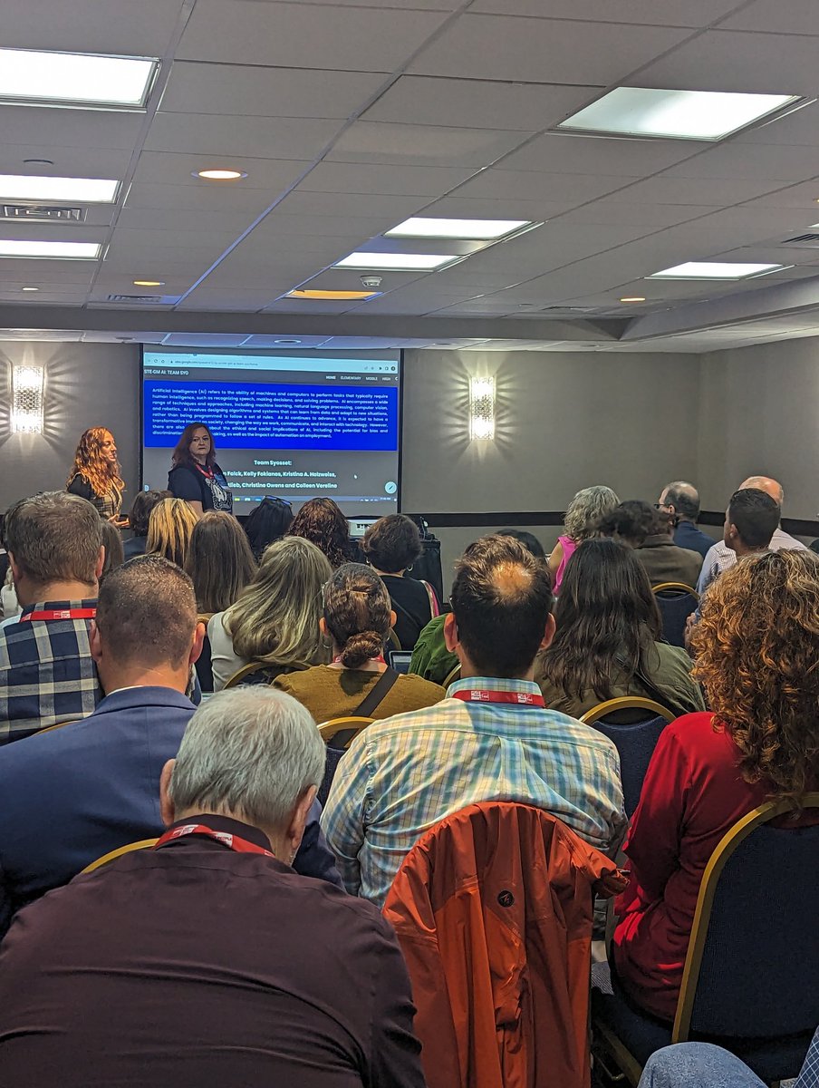 jdw_readbooks's tweet photo. Excellent presentation on AI Teacher Tools! #litechsummit https://t.co/BZ0vGn05J0