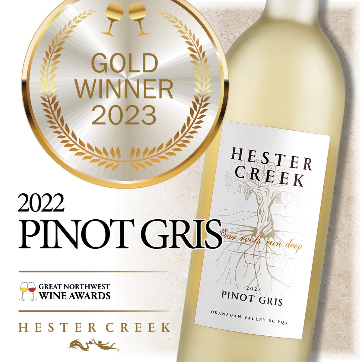 HesterCreek's tweet image. Thank you to @GreatNWWine for the awards!

#bcwine #canadianwine