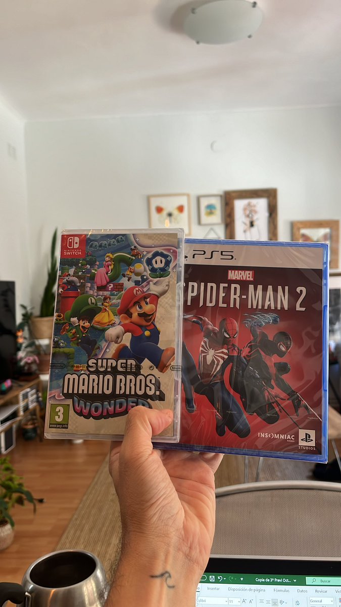#SpiderMan2 #SuperMarioBrosWonder 

Buen finde
#ps5 #Nintendo