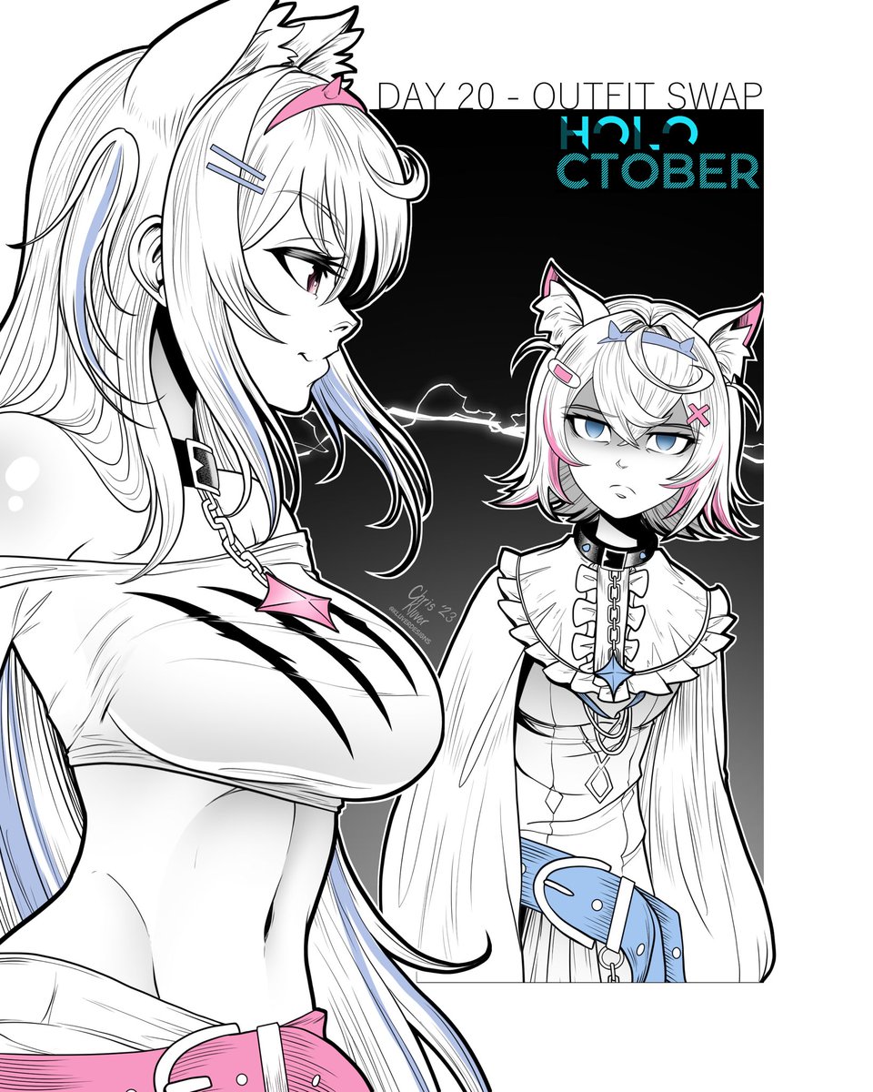 圖 Holoctober Day 20 Outfit Swap