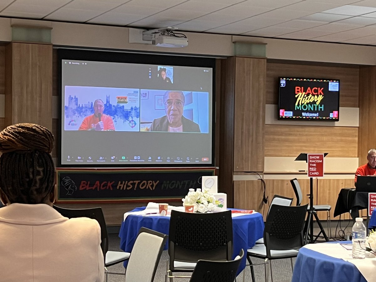 What a fabulous day Showing Racism the Red Card and Celebrating Sisters for Black History Month <a href="/CombinedNHS/">CombinedNHS</a>