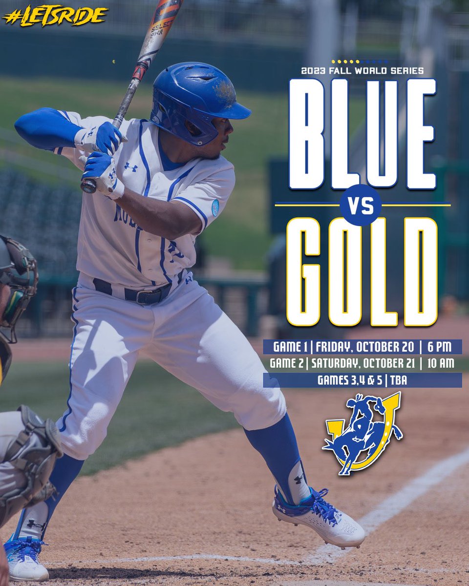 MuleriderSports's tweet photo. ⚾️💪🤠  TONIGHT from Walker Stadium at Goodheart Field‼️ Game 1️⃣ of #GoBigBlue’s Fall World Series begins at 6️⃣PM💥

🍿Come out and get your first official look at the 2️⃣0️⃣2️⃣4️⃣ Muleriders😎

Who’s coming out on top⁉️

#GoMuleriders #LetsRide #AK https://t.co/8gc3vtaypD
