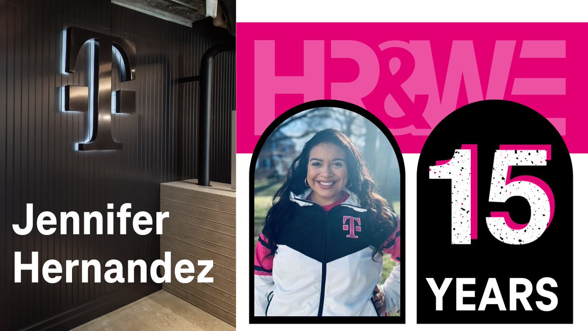 🎉 Cheers to 15 amazing years with our outstanding teammates like Jennifer! Her passion & energy have made our culture brighter. Jennifer, thank you for your contributions! Here's to celebrating this milestone & looking forward to a bright future TOGETHER! 🥳 #Magentaversary