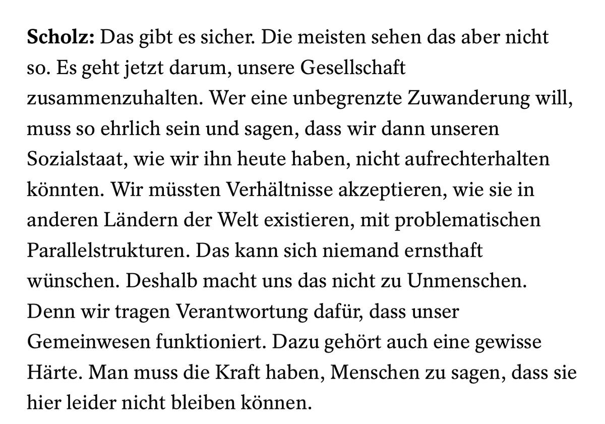 vieuxrenard's tweet image. Wir haben einen @Bundeskanzler, der zum Thema Migration desinformiert. #Migration ist aufgrund des demographischen Wandels in Deutschland für unseren #Sozialstaat keine Belastung, sondern eine Stütze - sofern wir die Menschen auch arbeiten lassen.
Ich finde das unredlich.