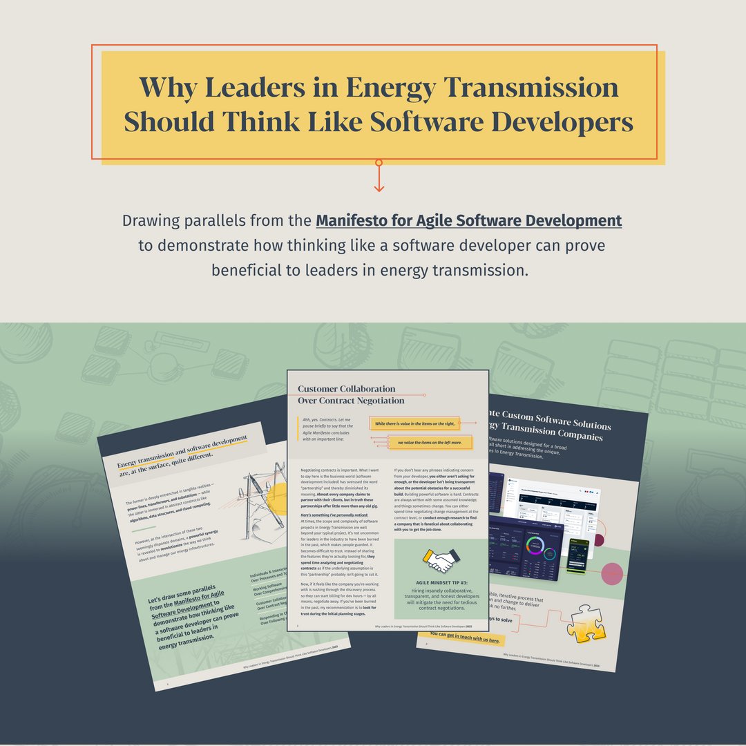 simple_thread's tweet image. Are you prepared for the energy revolution? Merging #softwaredevelop and energy transmission may sound unconventional, but it could significantly impact your enterprise. Download our whitepaper to learn how to elevate your strategy w/an #Agile mindset ➡️ bit.ly/45qRVsJ