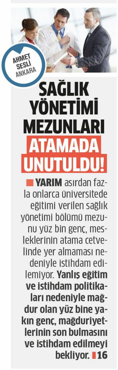 Beyaz Reform tüm branşların mağduriyetlerinin giderilmesi ile olur. Onun için tüm branşlara adil atama yapılsın.  
<a href="/drfahrettinkoca/">Dr. Fahrettin Koca</a>

SağlıkYönetimine FKocaUmut
