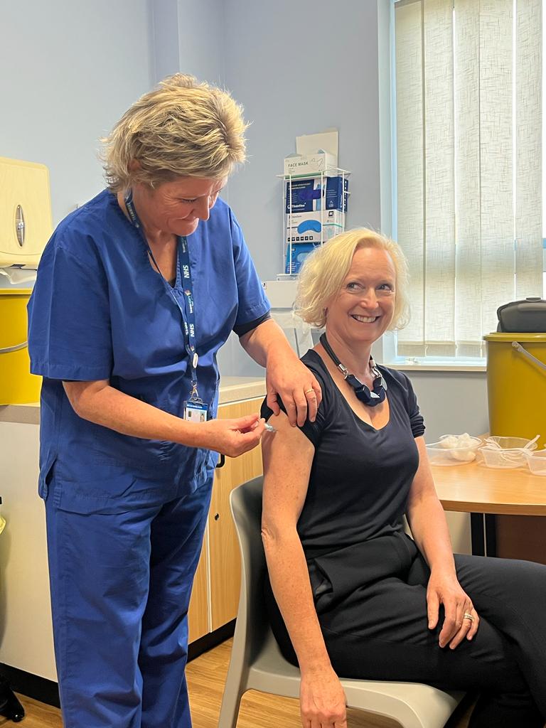 Thanks to @HarrogateNHSFT for inviting me to your Nursing, Midwifery and Allied Health Professional Conference this week. I also received my covid and flu vaccines – I urge all frontline health and social care workers to get protected as soon as possible.