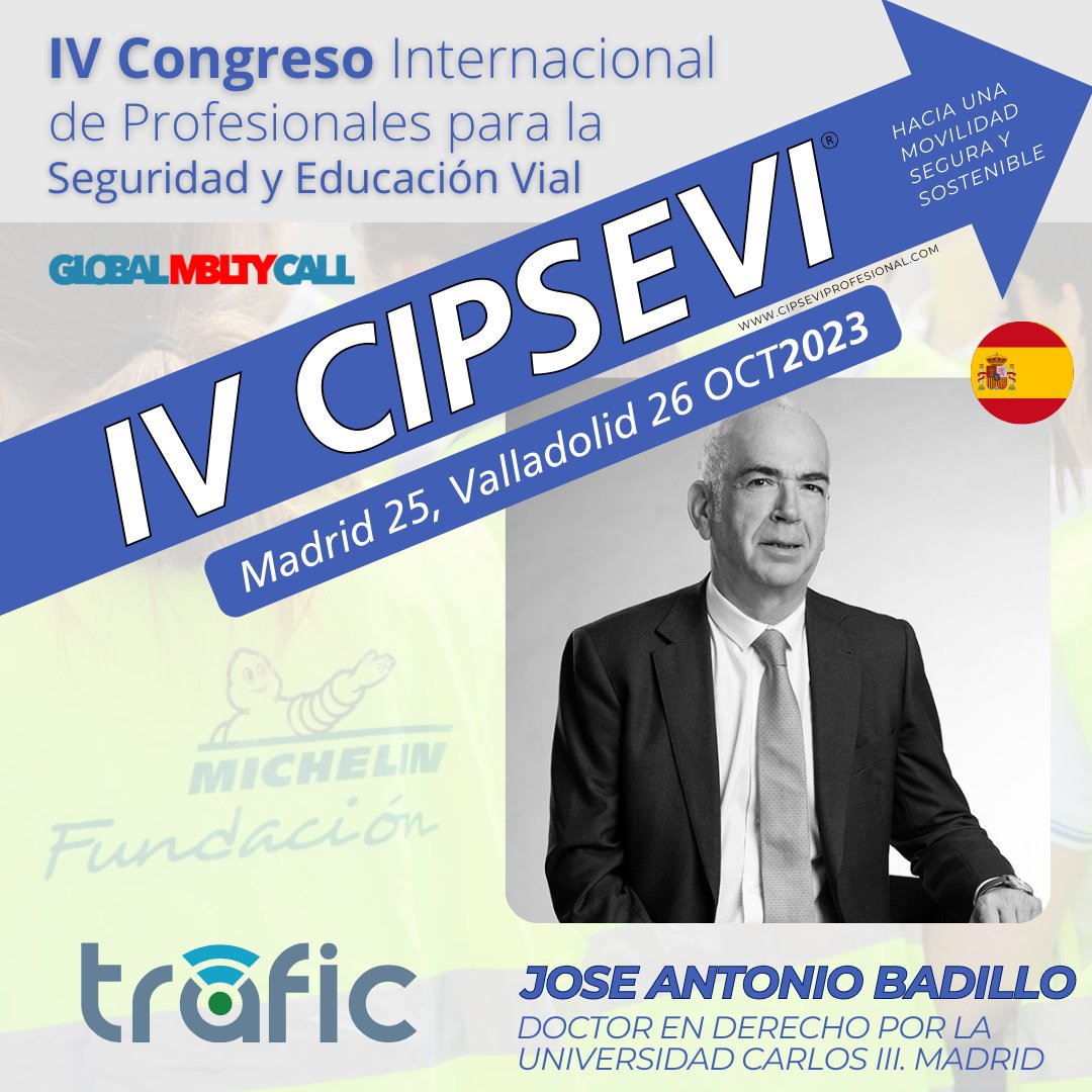 CIPSEVIprof's tweet photo. El IV CIPSEVI contará con una disertación de D. José Antonio Badillo Arias sobre “Las claves jurídicas para entender la problemática de los siniestros con patinetes eléctricos”. #CIPSEVI2023 #AIPSEV ❣️ #juntosumamos  ▶️ https://t.co/VCRNqHmf0i https://t.co/y9FLU9jHLX