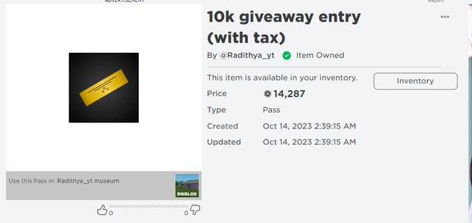 Jon (Arcwise) on X: Giving away 10,000 robux across 2 giveaways