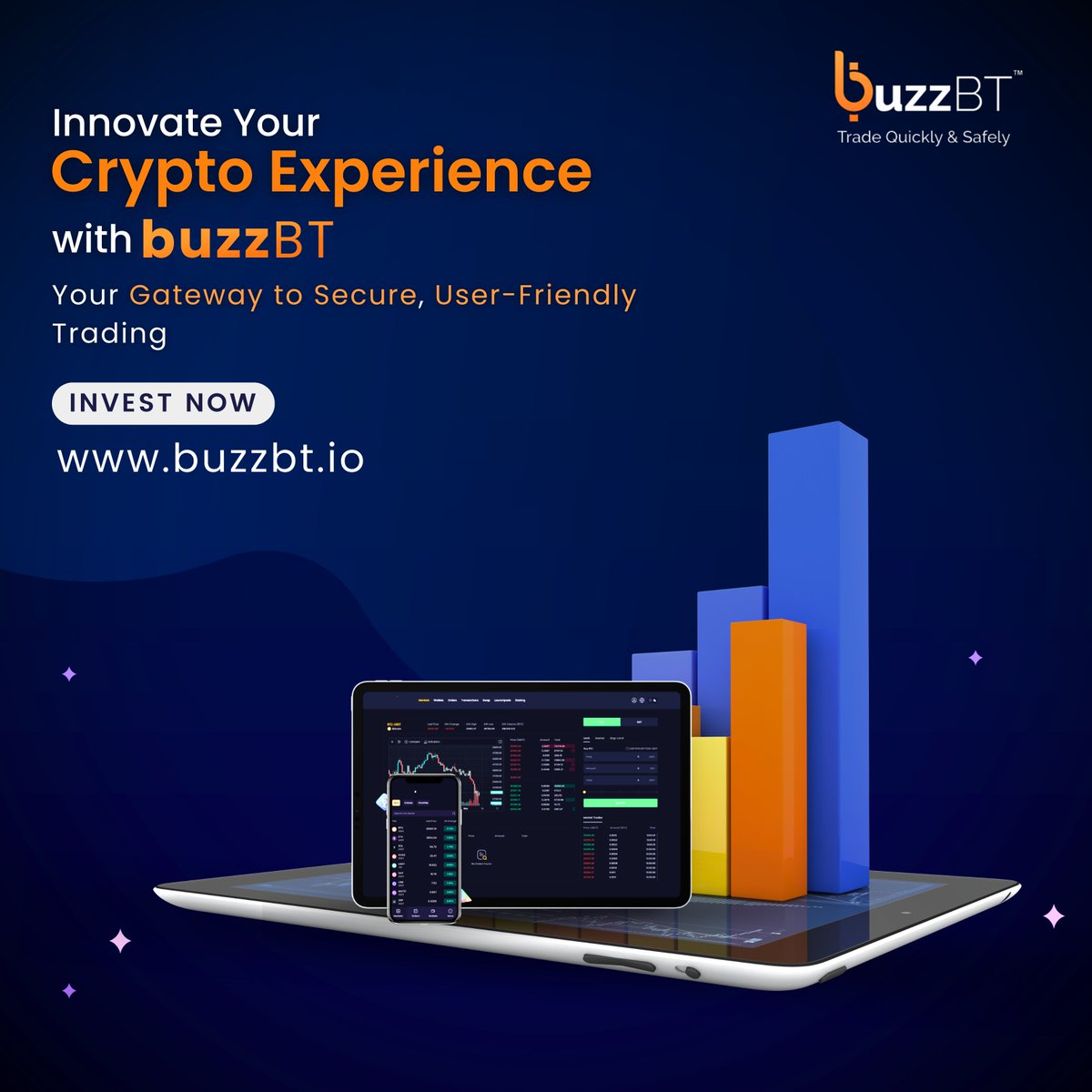 buzzBTOfficial's tweet photo. Innovate Your Crypto Experience with buzzBT: Secure, User-Friendly Trading

Explore the ever-evolving world of crypto with buzzBT, your trusted partner for innovation and security.

💼 Enhanced Security: Your assets are safe with our cutting-edge security measures. https://t.co/9LVHqtbfga