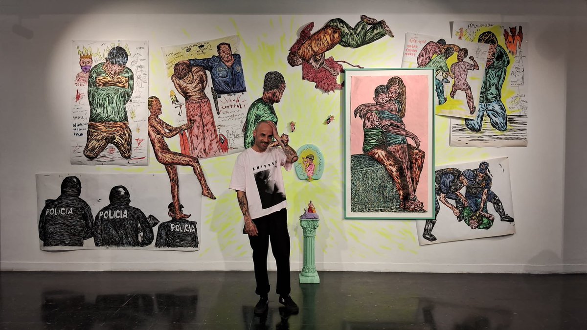 51a edición del Premio Montevideo de Artes Visuales.

Felicitaciones, Marcos Medina, por el primer Premio Adquisición por su obra “La violencia y lo sagrado”.

#Artesvisuales #PremioMontevideo2023