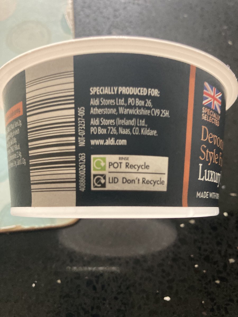 Great 100% British Milk yoghurt from <a href="/AldiUK/">Aldi Stores UK</a>⁩. But if they can’t be bothered to display the Red Tractor logo, is it any surprise producers do not wish to support change, just to add more cost or give away more value ? ⁦<a href="/RedTractorFood/">Red Tractor</a>⁩ ⁦⁦<a href="/the_brc/">The British Retail Consortium</a>⁩