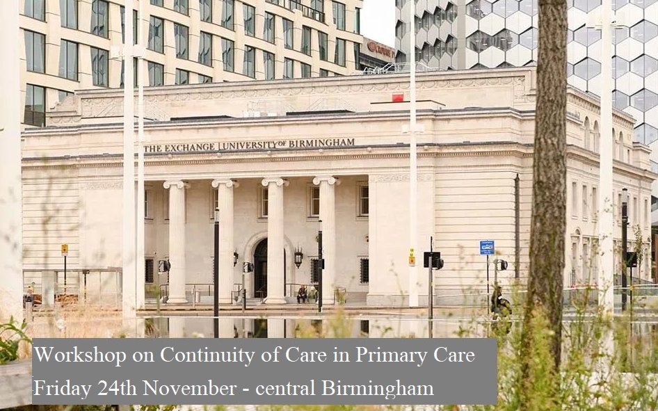 Please retweet. 
Are you a GP, practice nurse or patient with views on continuity of care (seeing same the GP)?
Looking for participants to discuss Continuity of Care in Primary Care.
Friday 24 November: ½ day
Travel costs paid
DM me if interested
quercc.uk