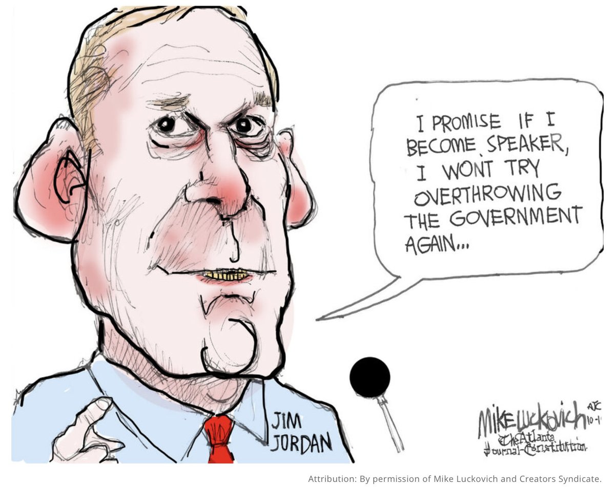bevmomduck's tweet photo. Yeah, sure.
#SpeakerOfHouseVote #MeltdownInProgress #cartoon #JimJordan #MikeLuckovich #WeAintGotTimeForThis https://t.co/4zI8xIGsHR