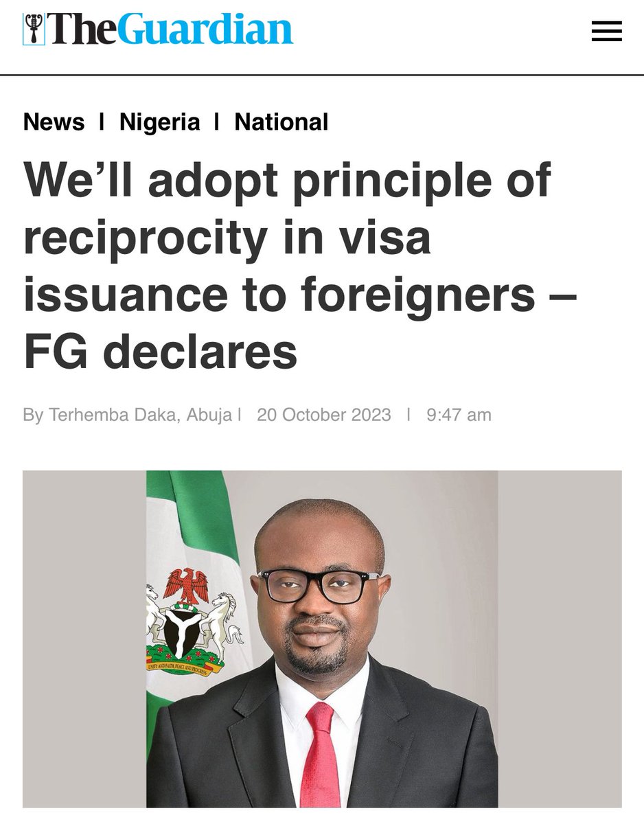 Olalekanakogun's tweet image. I just want our pride restored.🤝
We’ve forever fed ourselves with the delusion “Nobody needs Nigeria, and Nigeria is too useless to be desired by any foreigner”.

The number of visas issued to foreign nationals by Nigeria WILL SHOCK YOU!
#PrideYourself #LoveYourOwn #RevenueDrive