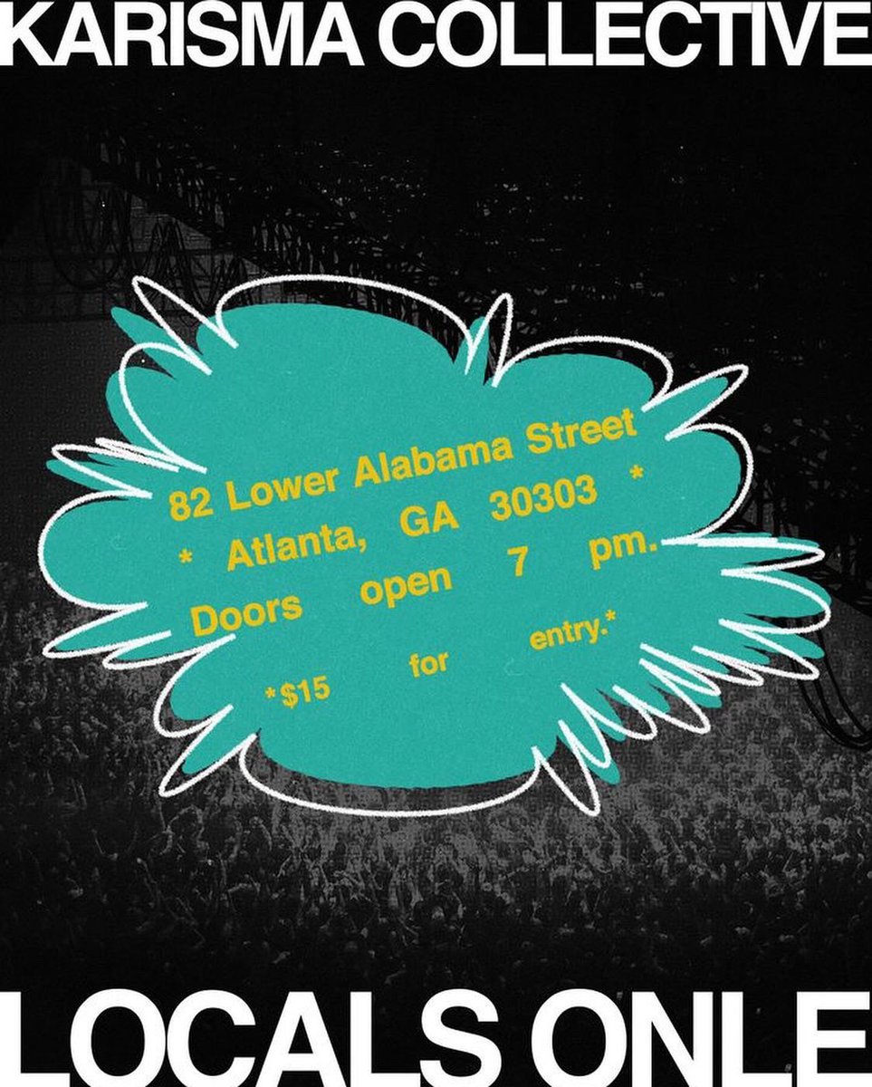 Saturday Saturday Saturday 🔥🔥🎥🎥 Arizona’s very own @localsonle x @karismacollective will be in Atlanta tmrw night !! get your tickets! #EmpressGang