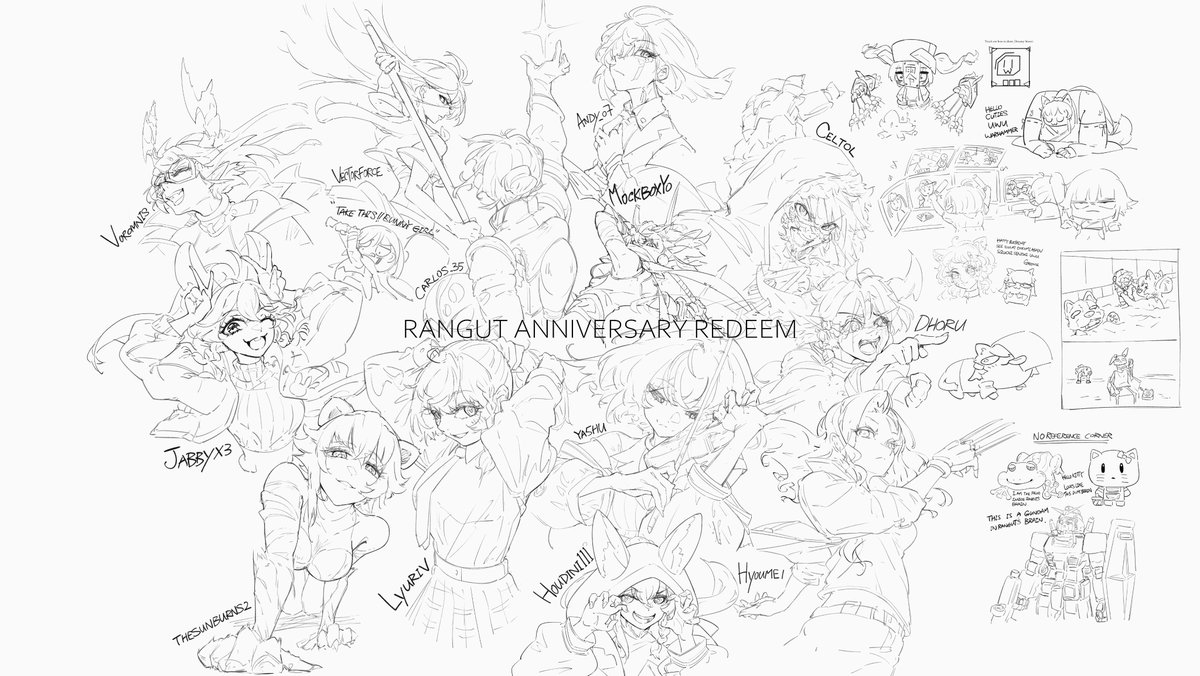 Twitch Anniversary Sketch Redeem  I was a printer for two days.
