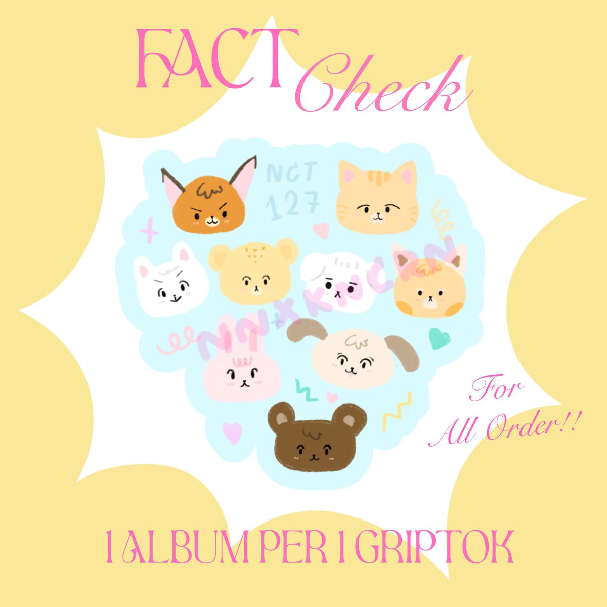 ( Pre-order ) ♡🐈

Shopee Fansign Event ˚₊·—̳͟͞͞♥

✳︎ NCT127 FACT CHECK Album 
Storage ver. + การ์ดแถม benefits 

* การ์ด 1 ใบ ต่อ 1 อัลบั้ม สุ่ม *

250 รวมส่ง สั่งซื้อ dm 🎀 

#ShopeexNCT127_FansignandEvent #NCT127 #ShopeeTH #ShopeeTHxSMTrue #NCT127_FactCheck