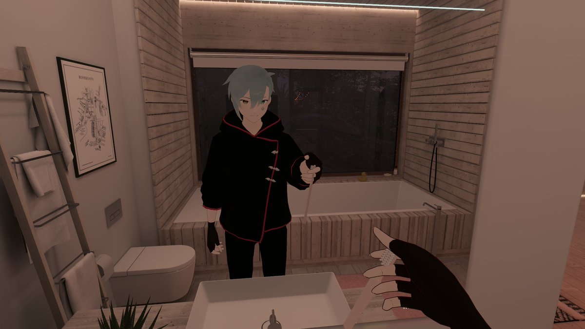 Yu__VRC's tweet photo. 気がついたら1週間もあいていた
これは歯ブラシの持ち方がおかしいみなもくん https://t.co/uYFzng78pM