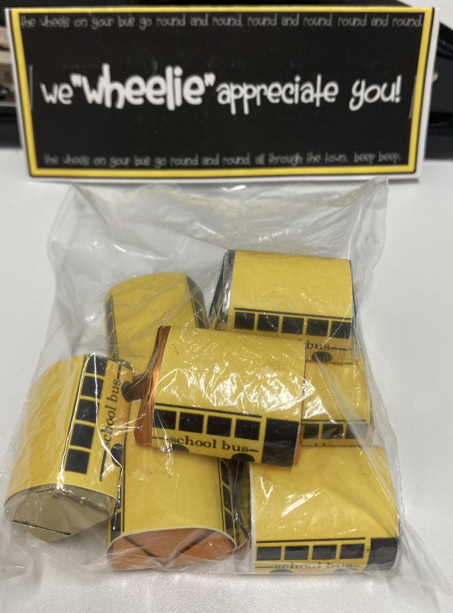 Bayside elementary “wheelie” appreciates our bus drivers!