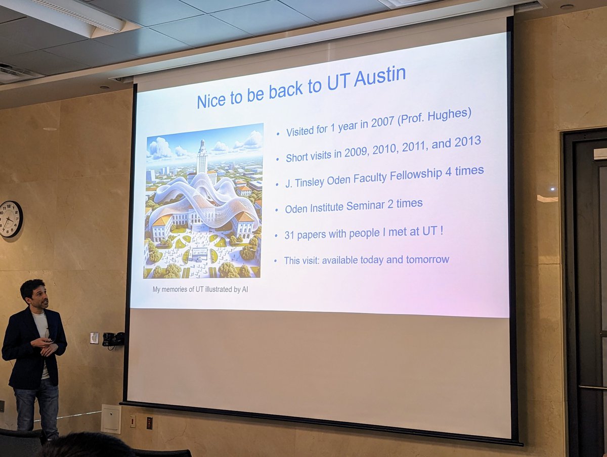 UTBiomedical's tweet image. A big Longhorn thank you to Prof. Hector Gomez of @PurdueME @PurdueEngineers for stopping by to share his fascinating research about #ComputationalModeling for clinical decisions involving #prostatecancer