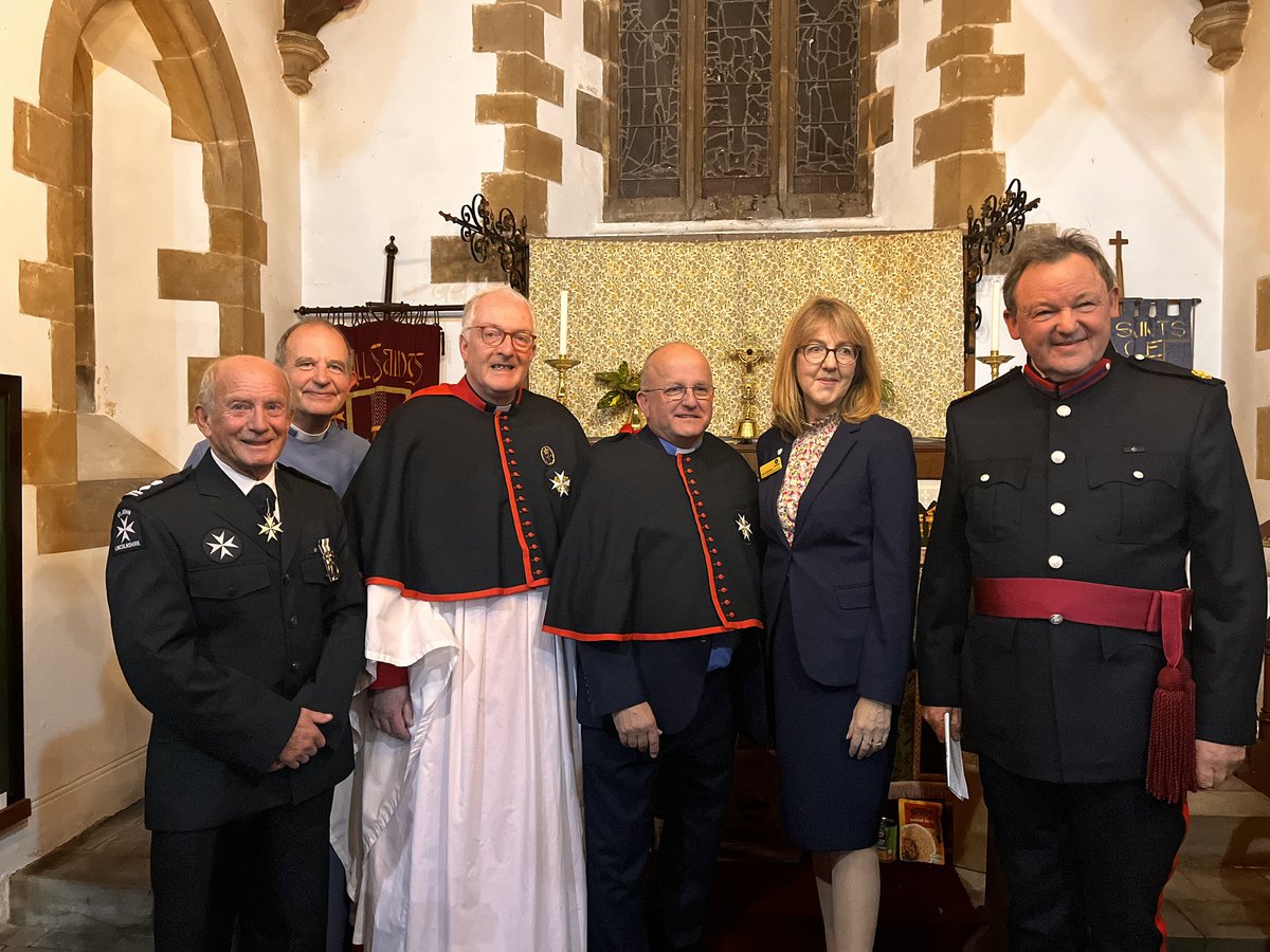 Welcome to The Revd. Canon Alan Robson, who was installed as the new County Chaplain by the Sub-Dean of the Order of St John, The Revd. Canon Dr. Mark Pryce during the Lincolnshire St John Annual Order Service at Eagle Church. <a href="/SJALincsNotts/">SJA Lincolnshire & Nottinghamshire</a> <a href="/StJohnEngland/">St John England</a>