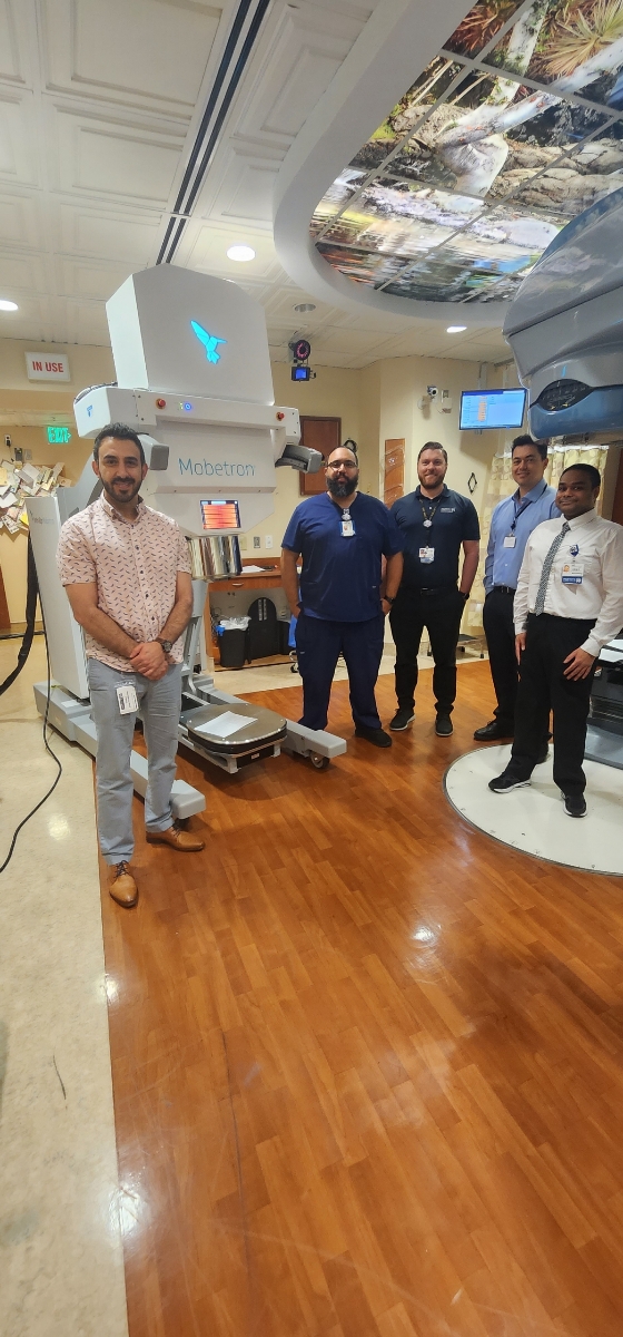 ml4onco's tweet photo. On April 28, 2023, Moffitt had the exciting experience of having an eFLASH with IntraOp Mobetron was delivered. There are only 10 of this mobile linac in the world. @ielnaqa, @EduardoMoros, @abe_oraiqat, and others all have the advanced privilege of being able to use the Mobetron https://t.co/3m6YFdOmdJ