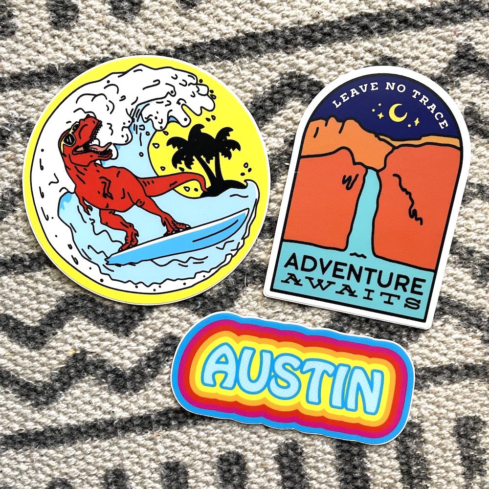 carajacksonart's tweet photo. Stickers! Limited quantities just added to my online shops: https://t.co/3bO7cIxpvv

https://t.co/rTGnxfJgmT https://t.co/y0rXPbK0H4