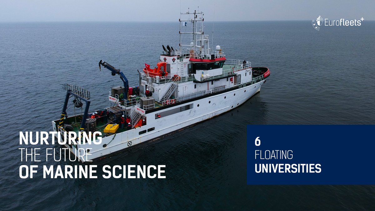Eurofleets+ Education &amp; Training program has been instrumental in shaping the next generation of marine scientists! 

Floating Universities were key as ship-based training initiatives covering instrumentation, sampling, data analysis, and more ... for fostering marine talent.