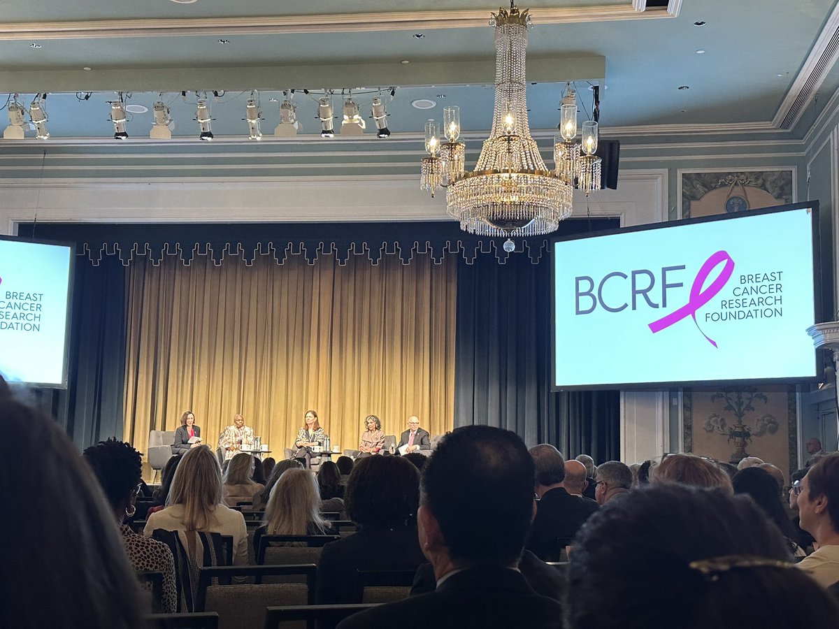 Humbled to attend the @BCRFcure Scientific Conference, Symposium, and Awards Luncheon as a BCRF Investigator. I am so grateful for the ASTRO-BCRF Career Development Award to support our #radonc research at @MDAndersonNews - and so inspired by all here, especially @folopade!