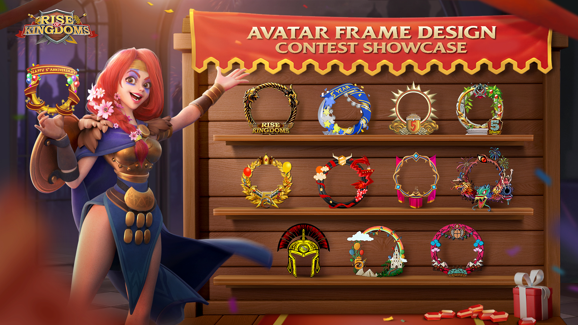 Get Free Avatar Frame == RISE OF KINGDOMS 