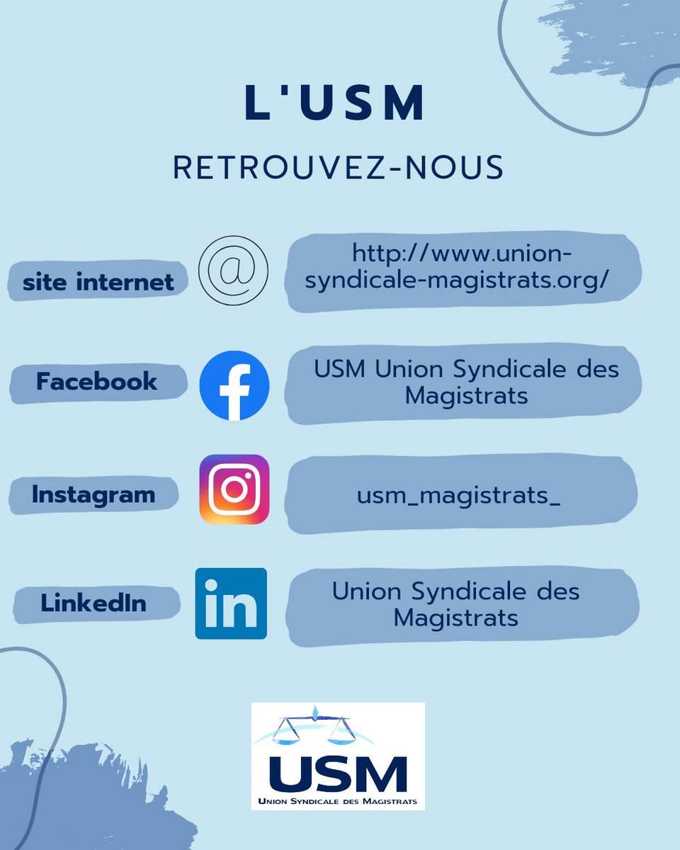 Union syndicale des magistrats USM (@usm_magistrats) on Twitter photo 