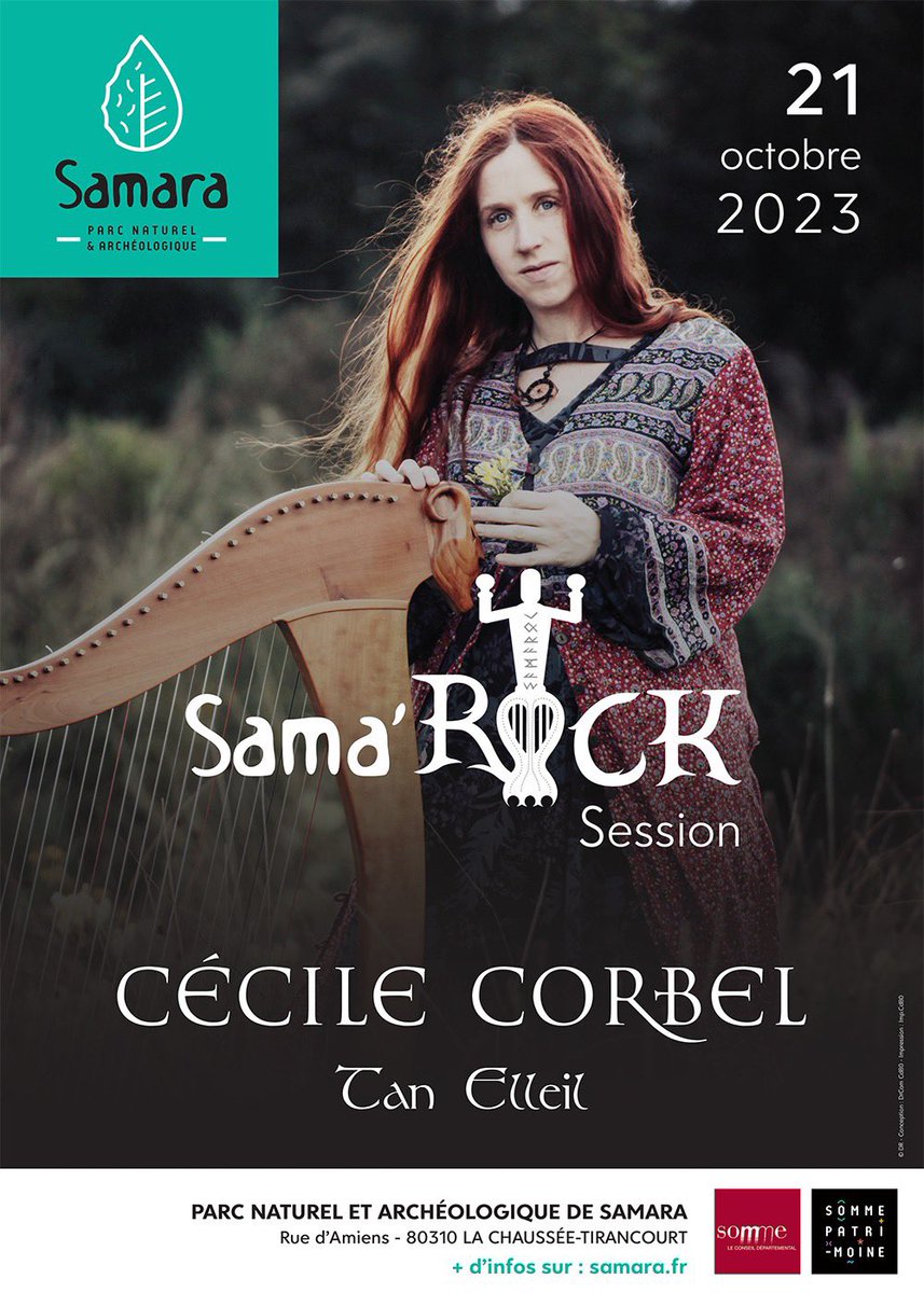 [ Sama’ROCK Session ] C’est demain à <a href="/Samara_Parc/">Samara Parc Archéologique</a> ! 

+ d’infos, programme complet et billetterie en ligne : samara.fr/samarock-sessi…

#sommepatrimoine #samaraparcarcheologique #samara #samarock #samarocksession