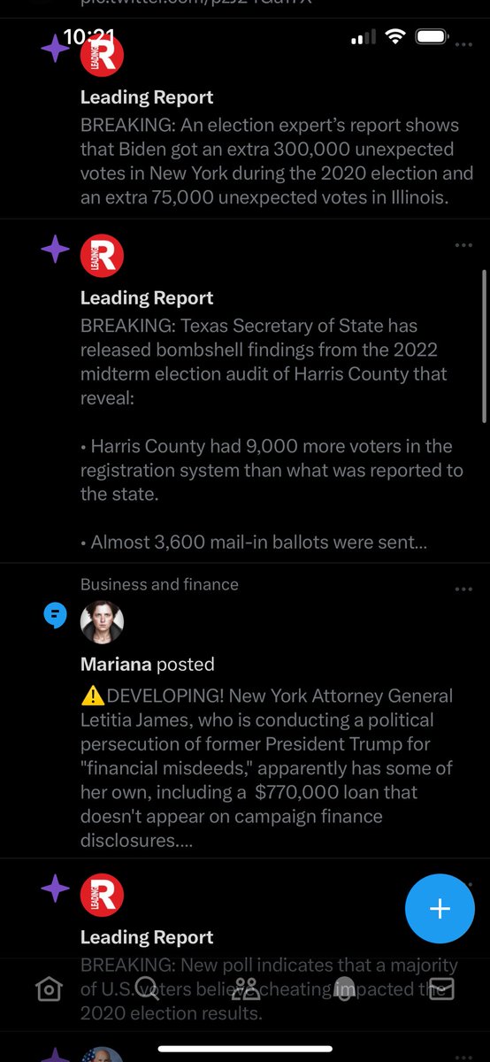 dbarnes_12's tweet photo. unprompted, x is giving me recommendations to see tweets perpetuating election denial and distrust. I hate it here https://t.co/WHJXFPv4qJ