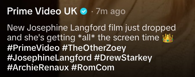 jolangfrds's tweet photo. prime video uk understood the assignment https://t.co/QAD9xBlXMu