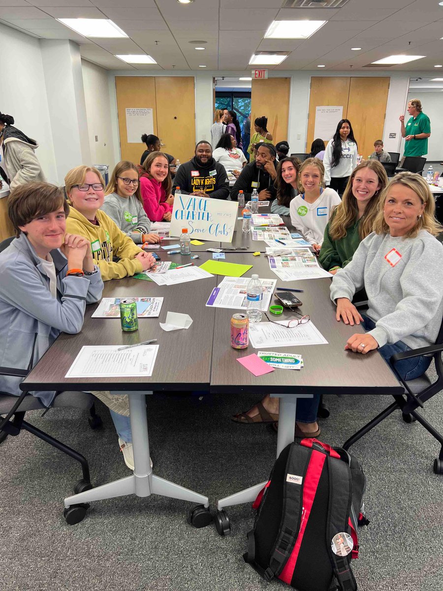 vancecharter's tweet image. Our MS and HS SAVE officers attended the Save Promise Club Youth Leadership Training today!  We are excited about this experience and the wonderful knowledge these students will bring back and share!