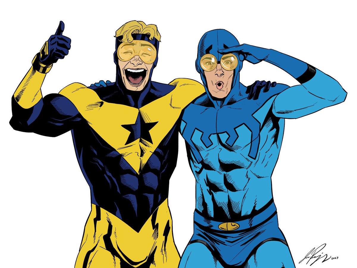 Day 20: wholesome 
#DCDrawtober #boostergold #BlueBeetle