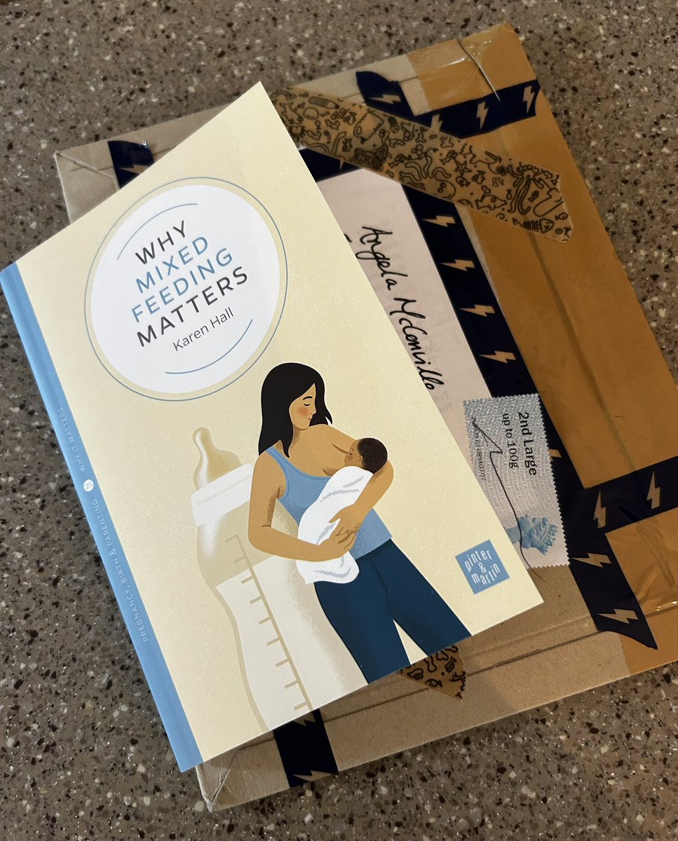 Some days the postman brings you a lovely parcel. This fab, personally signed copy ‘Why Mixed Feeding Matters’ <a href="/MotherworldlyUK/">Karen Hall</a> is one of those days! Thank you Karen! #feeding #breastfeeding