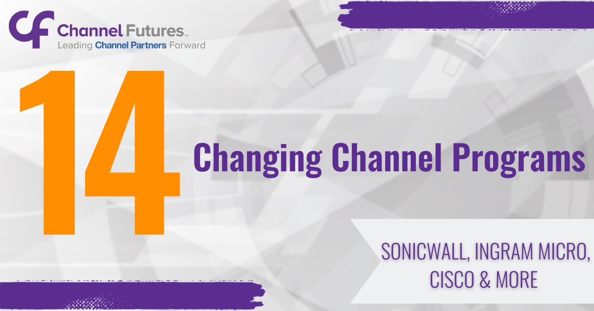ChannelDiveNews's tweet image. Discover the latest channel program changes from industry giants like #SonicWall, #IngramMicro, #Cisco, and more. Stay ahead of the game &amp;gt;&amp;gt; spr.ly/6016ub8Fe
