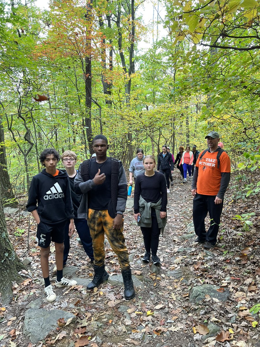 Fun hike with MHS Outdoor Club today!